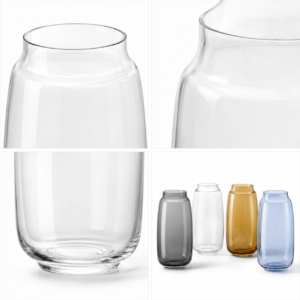 Wholesale Tall Clear Glass Vase - view 5