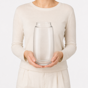 Wholesale Tall Clear Glass Vase - view 6