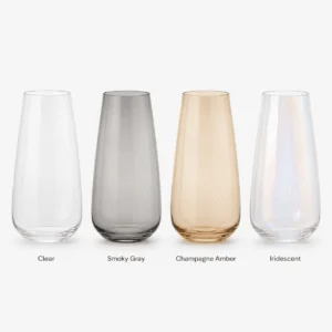 Wholesale Tall Tapered Glass Vase - view 3