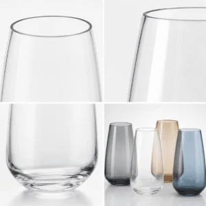 Wholesale Tall Tapered Glass Vase - view 5