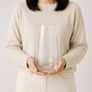 Wholesale Tall Tapered Glass Vase - view 6