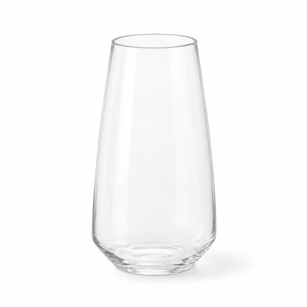 Wholesale Small Tapered Glass Vase - view 1