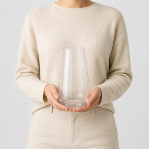Wholesale Small Tapered Glass Vase - view 6