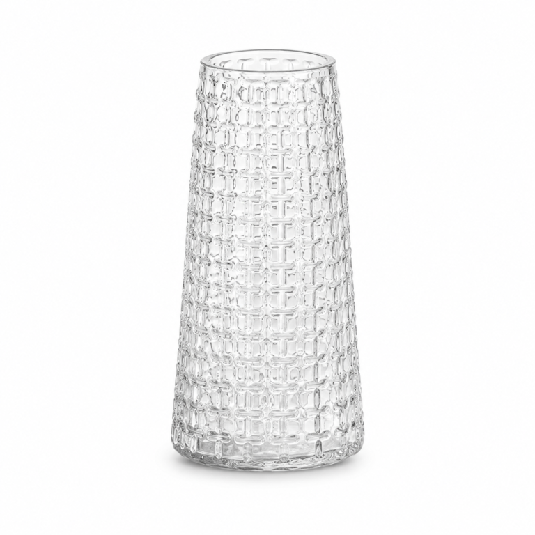 Wholesale Woven-Texture Glass Vase - view 1
