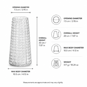 Wholesale Woven-Texture Glass Vase - view 4