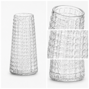 Wholesale Woven-Texture Glass Vase - view 5