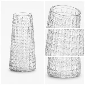Wholesale Woven-Texture Glass Vase - view 5