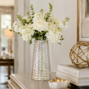 Wholesale Iridescent Faceted Glass Vase - view 7