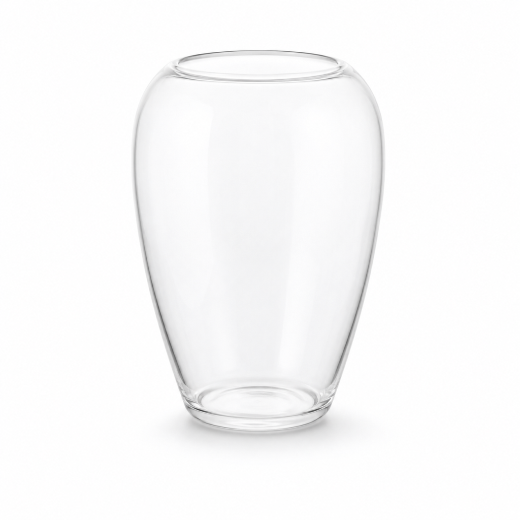 Wholesale Rounded Colored Glass Vase – 5 Finishes - view 1