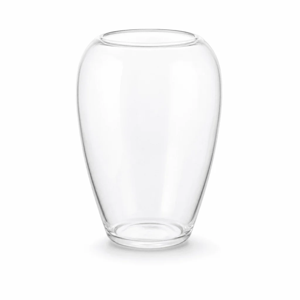 Wholesale Rounded Colored Glass Vase – 5 Finishes - view 1