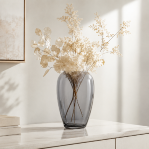 Wholesale Rounded Colored Glass Vase – 5 Finishes - view 2
