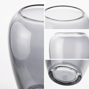 Wholesale Rounded Colored Glass Vase – 5 Finishes - view 5