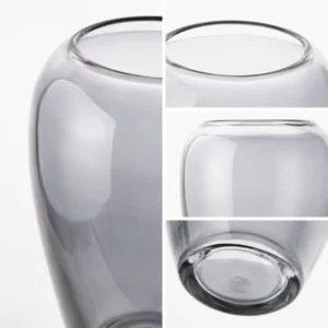 Wholesale Rounded Colored Glass Vase – 5 Finishes - view 5