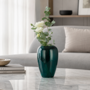 Wholesale Rounded Colored Glass Vase – 5 Finishes - view 7