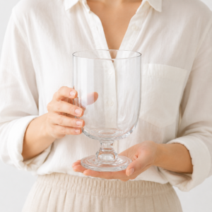 Wholesale Clear Goblet Glass Vase - view 6