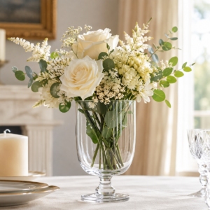 Wholesale Clear Goblet Glass Vase - view 7
