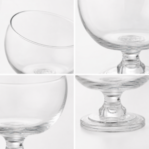Wholesale Slanted-Rim Pedestal Glass Vase - view 5