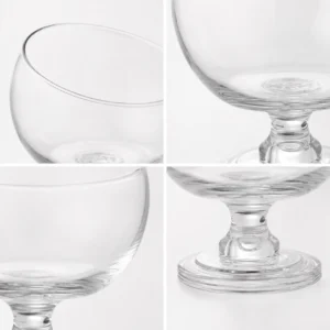 Wholesale Slanted-Rim Pedestal Glass Vase - view 5