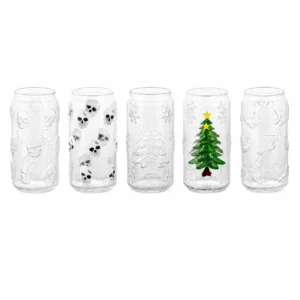 Wholesale Embossed Seasonal Glass Vase Collection - view 3