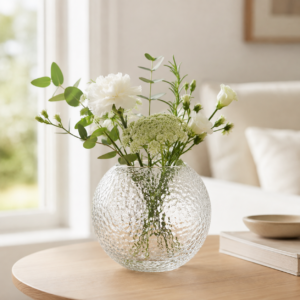 Wholesale Spherical Hammered Glass Vase – 4 Finishes - view 7
