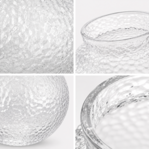 Wholesale Round Hammered Glass Vase – 4 Finishes - view 5
