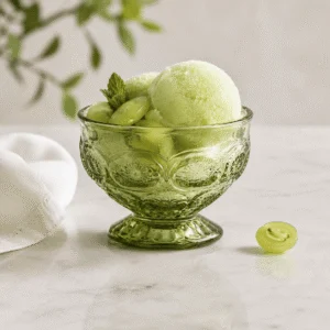 230ml Olive Green Pressed Glass Dessert Bowl – Wholesale - view 2