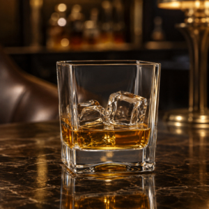 260ml Square Whiskey Glass – Heavy Base Tumbler for Wholesale - view 2