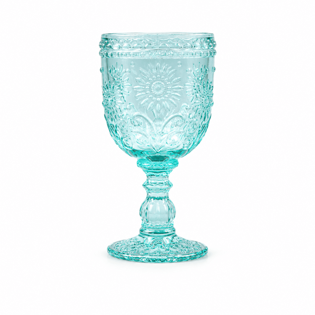 365ml Vintage Sunflower Glass Goblet – Wholesale - view 1