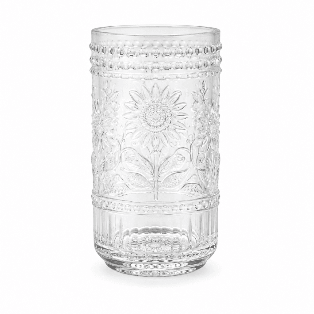 440ml Vintage Sunflower Highball Glass – Wholesale - view 1