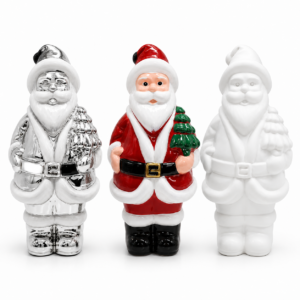 Red Glass Santa Figurine - view 5