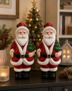 Red Glass Santa Figurine - view 4