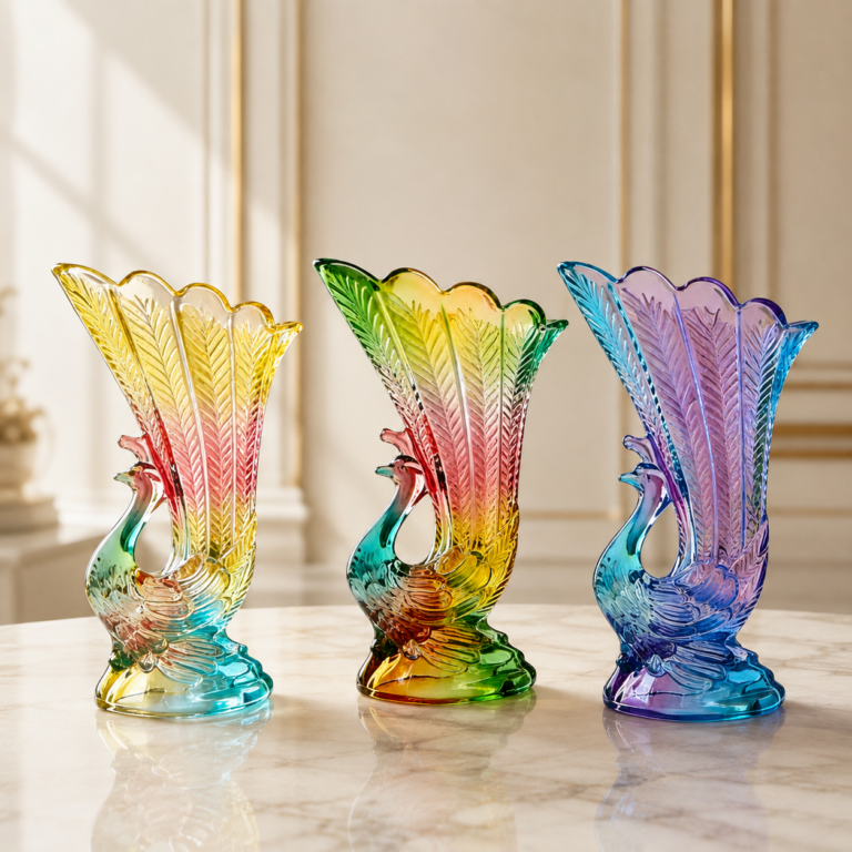 Pastel Twist Art Glass Vase Collection - view 1