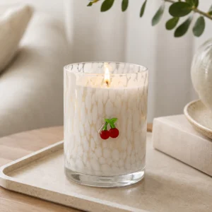 Embossed Holiday-Motif Glass Candle Holder Collection - view 2
