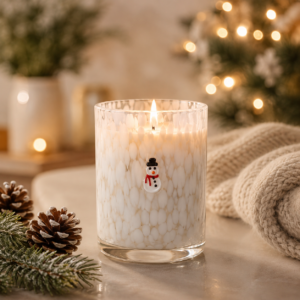 Embossed Holiday-Motif Glass Candle Holder Collection - view 4