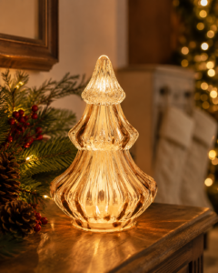 Crystal Gourd Glass Candle & Potpourri Holder - view 2