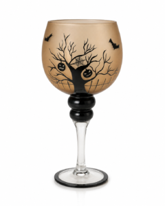 Black-Foot Art Glass Candle Holder - view 4