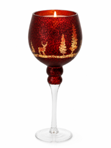 Crown-Cut Jewel-Tone Glass Candle Holder Collection - view 3