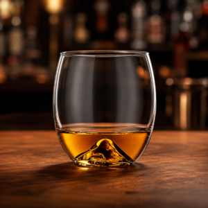 330ml Mountain Base Whiskey Glass – Premium Tumbler for Wholesale - view 2