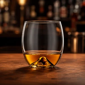 330ml Mountain Base Whiskey Glass – Premium Tumbler for Wholesale - view 2