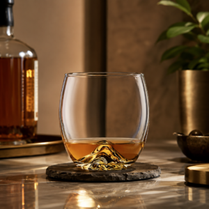 330ml Mountain Base Whiskey Glass – Premium Tumbler for Wholesale - view 6