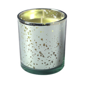 Crimson Silver-Rim Glass Candle Jar Set - view 14